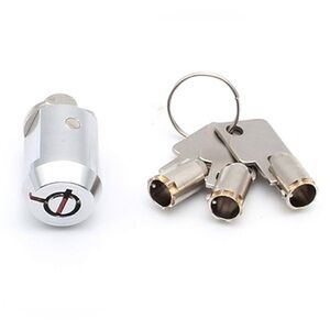 Self Storage Cylinder Lock for Storage Locker - One Cylinder Lock and Three Keys